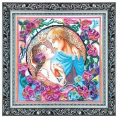 Набор для вышивания бисером абрис АРТ арт. AB-056 Влюбленные 30х30 см Abris ART