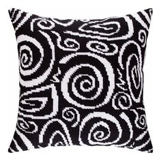 Подушка полукрестом чарiвниця арт. V111 Серпантин 40х40 см Brvsk