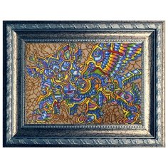 Набор для вышивания бисером вышиваем бисером арт.В79 Кот Баюн 26х37 см