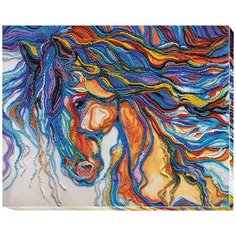 Набор для вышивания бисером абрис АРТ арт. AB-664 Умчаться… 35х28 см Abris ART