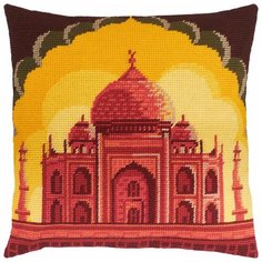 Подушка полукрестом чарiвниця арт. V192 Тадж-Махал 40х40 см Brvsk