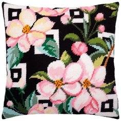 Подушка полукрестом чарiвниця арт. V216 Майская ночь 40х40 см Brvsk