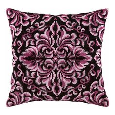 Подушка полукрестом чарiвниця арт. V88 Королевская роза 40х40 см Brvsk