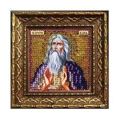Набор для вышивания вышивальная мозаика арт. 2129ДПИ Икона Св.Пророк Илия 10,5х10,5см