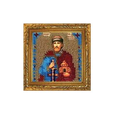 Набор для вышивания вышивальная мозаика арт. 234ПМИ Св.Блг. Кн. Ярослав Мудрый 6,5х6,5 см