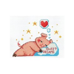 Набор для вышивания сделай своими руками арт.П-41 Поросята. Сладкий сон
