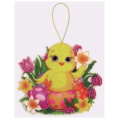 Набор для вышивания декоративных игрушек BUTTERFLY арт. F052 Цыпленок 10х11 см