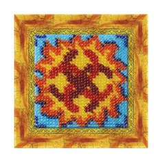 Набор для вышивания вышивальная мозаика арт. 0302СО Славянский оберег Свадебник 6,5х6,5 см