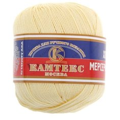 Пряжа Камтекс Хлопок мерсеризованный (31 - Шампанское)