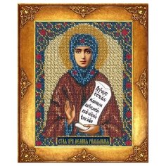 Набор для вышивания бисером русская искусница арт.238 БИ Св. Мелания 12,5х16,3 см
