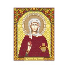 Набор для вышивания бисером нова слобода арт.С9134 Св.Равноап.Мария Магдалина 18х23 см Nova Sloboda