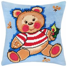 Подушка полукрестом чарiвниця арт. V34 Мишка 40х40 см Brvsk