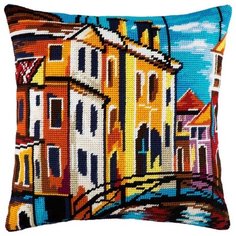 Подушка полукрестом чарiвниця арт. V133 Венеция 40х40 см Brvsk