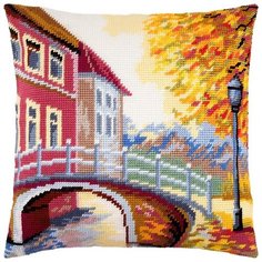 Подушка полукрестом чарiвниця арт. V233 Петроград 40х40 см Brvsk