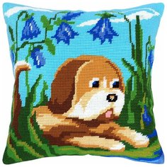 Подушка полукрестом чарiвниця арт. V30 Пулька 40х40 см Brvsk