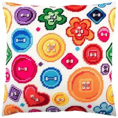 Подушка полукрестом чарiвниця арт. V259 40х40 см Brvsk