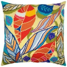 Подушка полукрестом чарiвниця арт. V205 Осень 40х40 см Brvsk