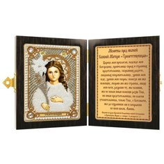 Набор для вышивания бисером нова слобода арт.СМ7010 Богородица Трилетствующая 7х10 см Nova Sloboda
