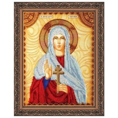 Набор для вышивания бисером абрис АРТ арт. AA-042 Св.Евгения 23х30 см Abris ART