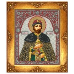 Набор для вышивания бисером русская искусница арт.337 БИ Св. Галина 18х22,5 см