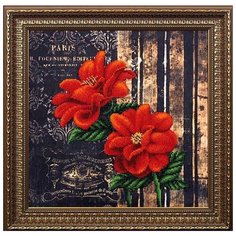 Набор для вышивания бисером магия канвы арт.Б060 Французкие цветы 29х29 см