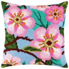 Подушка крестом чарiвниця арт. Z20 Весна 40х40 см Brvsk