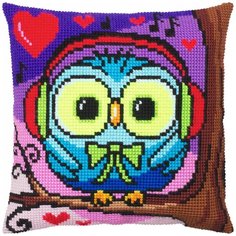 Подушка крестом чарiвниця арт. Z78 Совёнок 40х40 см Brvsk