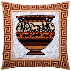 Подушка полукрестом чарiвниця арт. V208 Эллада 40х40 см Brvsk