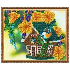 Набор для вышивания бисером абрис АРТ арт. AB-078 В саду 1 25х20 см Abris ART