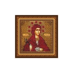 Набор для вышивания вышивальная мозаика арт. 072ПМИ Св.Муч. Ариадна Промисская 6,5х6,5см