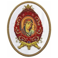 Набор для вышивания бисером с пяльцами матренин посад арт.24х26 - 96/БПц Казанская Божья Матерь