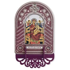 Набор для вышивания бисером нова слобода арт.ВК1011 Богородица Всецарица 10х13 см Nova Sloboda