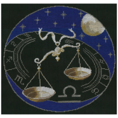 Набор для вышивания мулине нитекс арт.0135 Весы 31х31 см Nitex