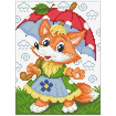 Алмазная мозаика Паутинка Лисичка, 18*24 см (ПАУ.М153)