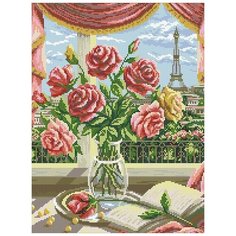 Алмазная мозаика Паутинка Французский букет, 35*45 см (ПАУ.М247)