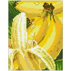 Алмазная мозаика Паутинка Бананы, 14*18 см (ПАУ.М275)