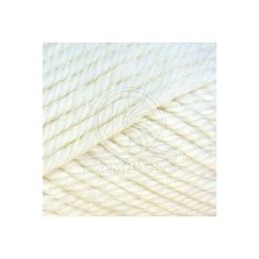 Пряжа для вязания камт Меринго объемная (20% меринос, 20% шерсть, 56% акрил, 4% лайкра) 4х150г/90м цв.205 белый Камтекс