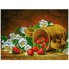 Алмазная мозаика Паутинка Клубника, 40*30 см (ПАУ.М262)