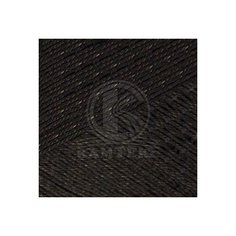 Пряжа для вязания камт Мотылек (70% хлопок, 30% лавсан) 5х50г/140м цв.003 черный Камтекс