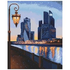 Алмазная мозаика Ah5493 Прогулки по Москве 40х50 Алмазное хобби