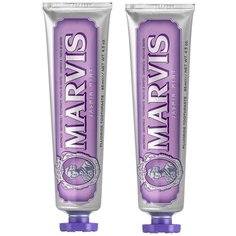 Комплект зубных паст Marvis Jasmin Mint Мята и Жасмин, 2 шт по 85 мл