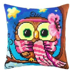 Подушка крестом чарiвниця арт. Z66 Сова 40х40 см Brvsk