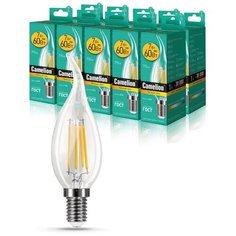Набор из 10 светодиодных лампочек Camelion LED7-CW35-FL/830/E14