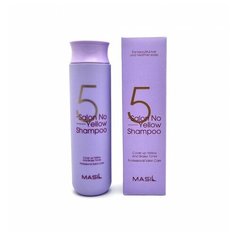 Тонирующий шампунь для осветленных волос Masil 5 Salon No Yellow Shampoo 300 мл.