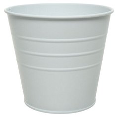 Кашпо металлическое 14х14х13см серое (2 штуки) Kaemingk