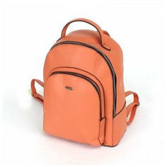 Сумка женская искусственная кожа DJ-СМ 6104-ORANGE (рюкзак) 1отд, 2внеш+2внут/карм, оранжевый SALE 237172 David Jones