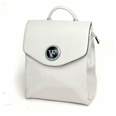 Сумка женская искусственная кожа VF-553008 (рюкзак), 1отд+карм/пер, 2внут+1внеш/карм, св.серый SALE 235674 Velina Fabbiano
