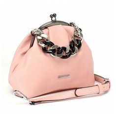 Сумка женская искусственная кожа VF-552938, 1отд, плечевой ремень, розовый SALE 235828 Velina Fabbiano