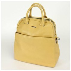 Сумка женская искусственная кожа VF-592229-1-Е (рюкзак-change), 2отд, 1внут, 2внеш карм, желтый SALE 237051 Velina Fabbiano