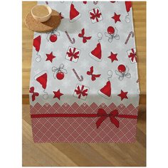 Дорожка на стол 45х140 см Зимний праздник sfer.tex